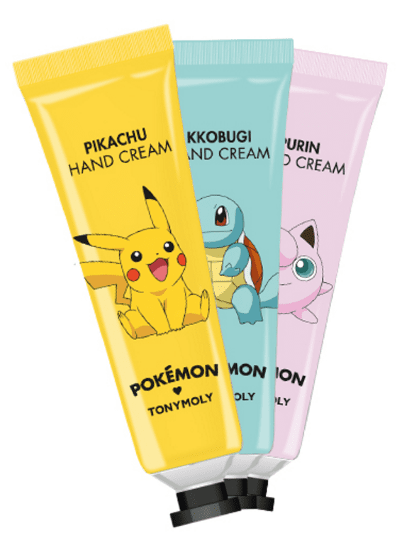 Tony Moly x Pokemon Handcreams