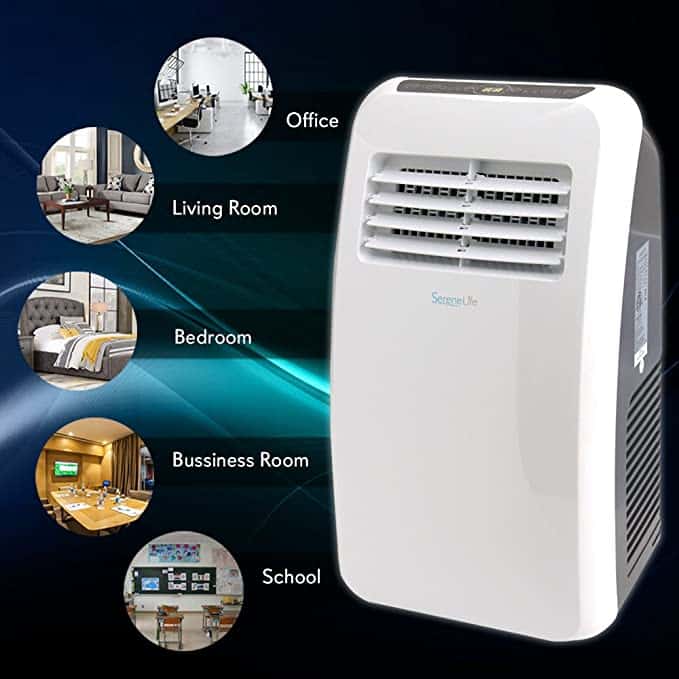 SereneLife 8000 BTU 3-in-1 Portable Air Conditioner