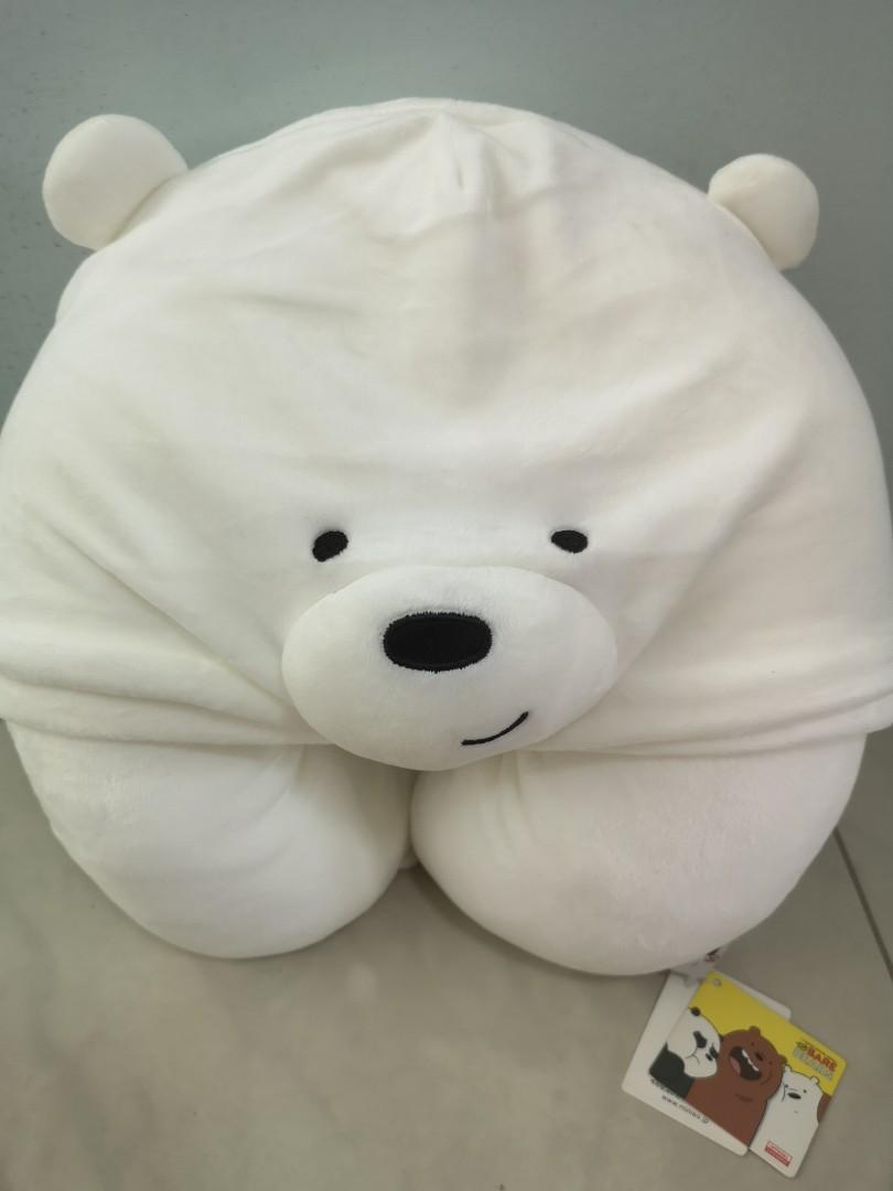 WeBareBears Travel Pillow with Hoodie 1