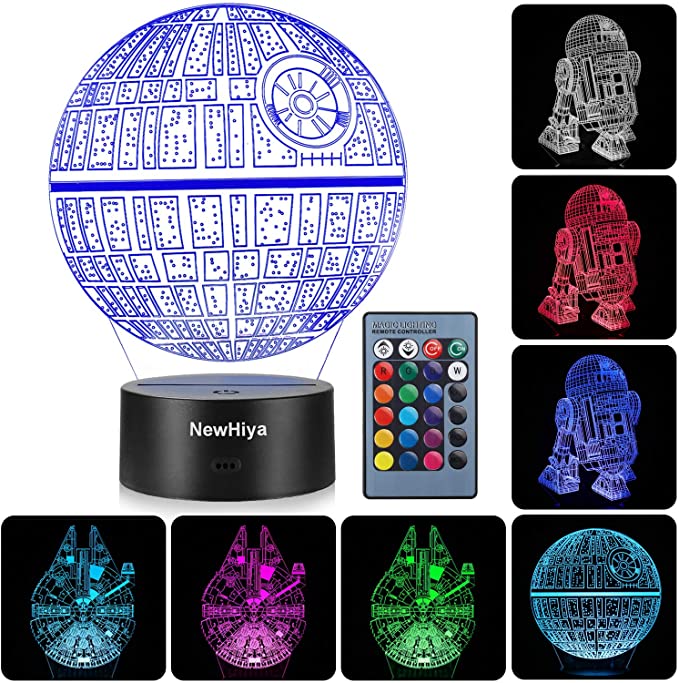 3D Night Light for Kids and Star Wars Fans