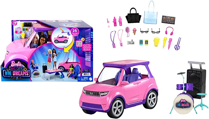 Barbie: Big City, Big Dreams Transforming Vehicle Playset