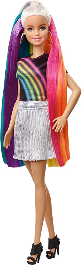 Barbie Rainbow Sparkle Hair Doll