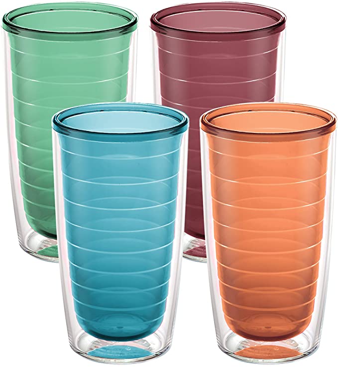Double Layer Colorful Tumbler Cup