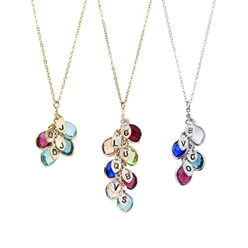 Amazon.com: Personalized Mother Daughter Necklaces Mother Birthstone  Necklace for Women Heart Birthstone Necklace Birth Month Gemstone Jewelry  for Mothers Days Anniversary Christmas : Clothing, Shoes & Jewelry