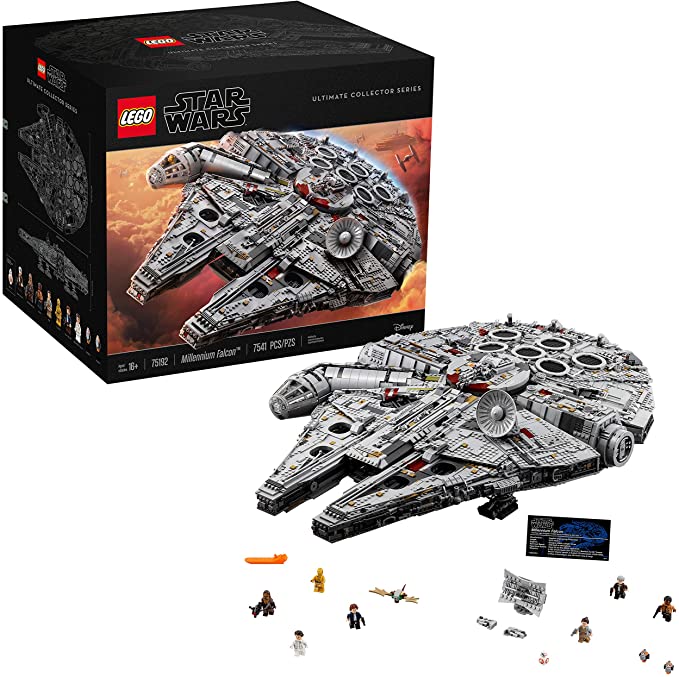 LEGO Star Wars Ultimate Millennium Falcon 75192 Expert Building Kit and Starship Model