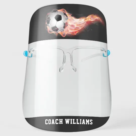 Soccer Coach Face Shield