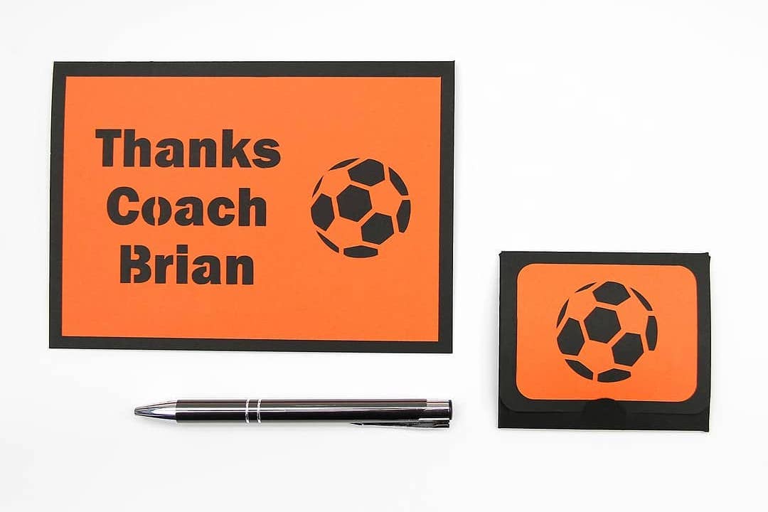 Thank You Gift for Soccer Coach